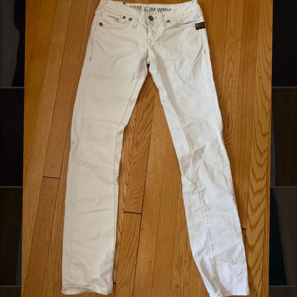 G-STAR RAW Lowrise White Pants - Picture 2 of 5
